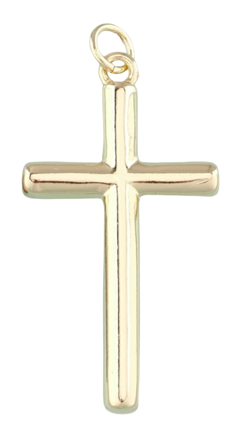GOLD LARGE CROSS CHARM