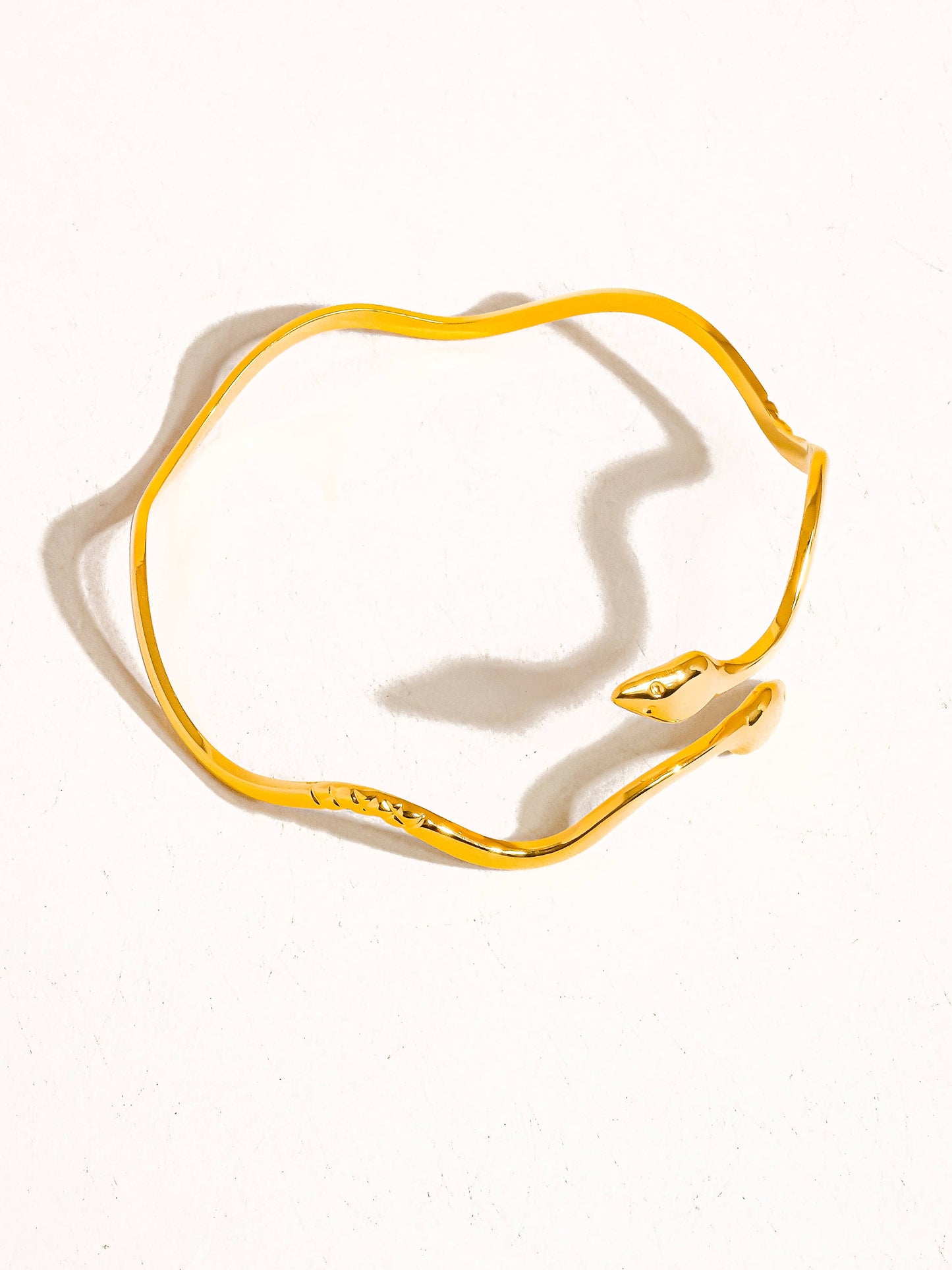 GOLD NON TARNISH SERPENT BRACELET