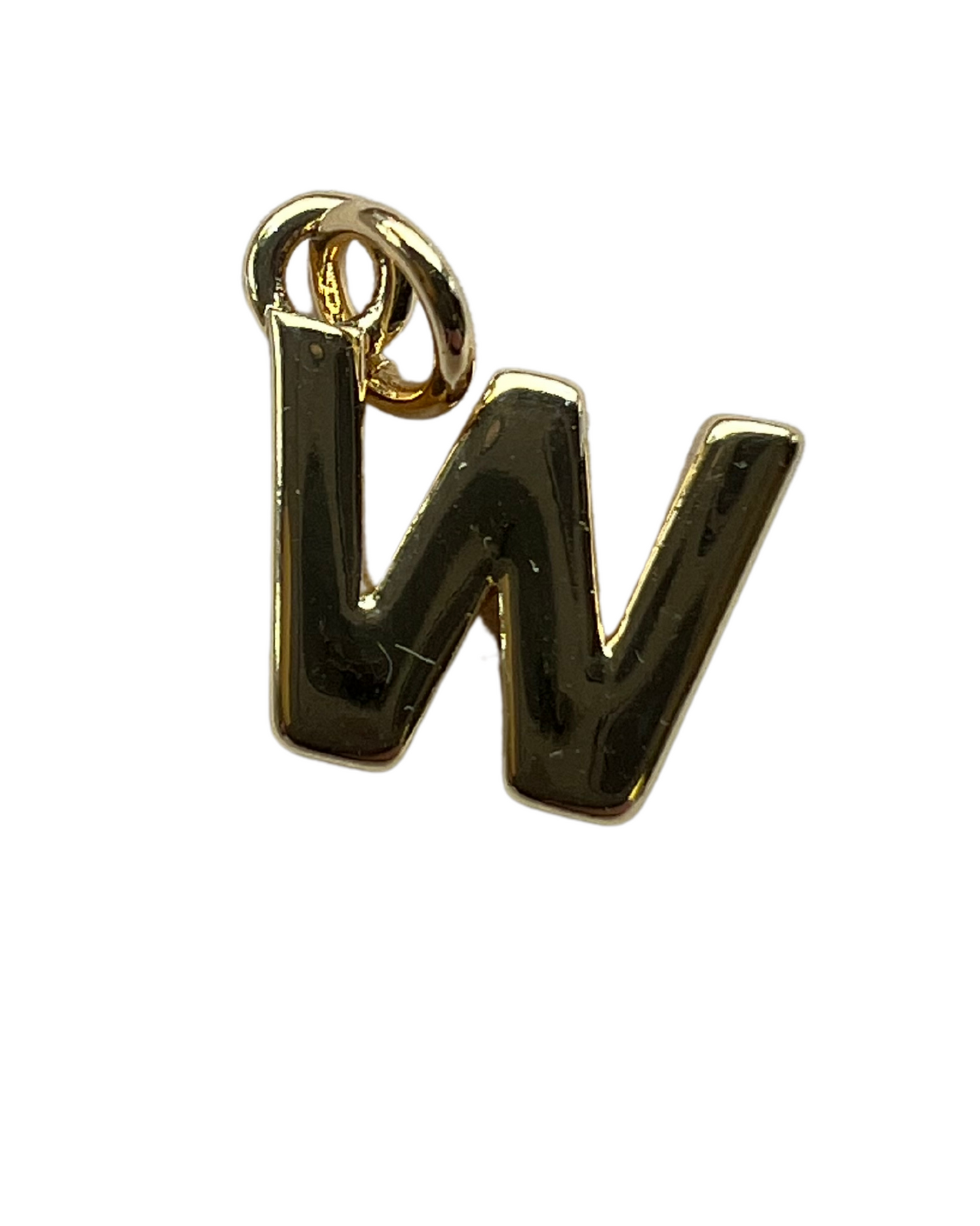 PLAIN GOLD INITIAL CHARM