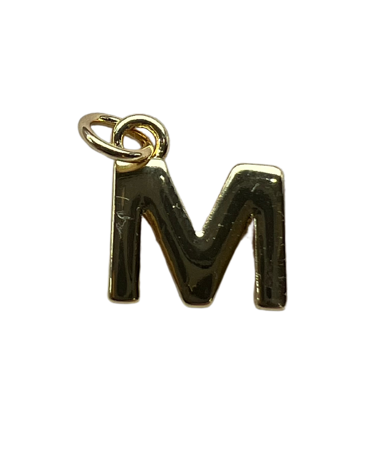 PLAIN GOLD INITIAL CHARM