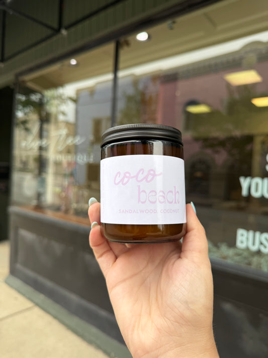 COCO BEACH SOY WAX CANDLE | summer collection