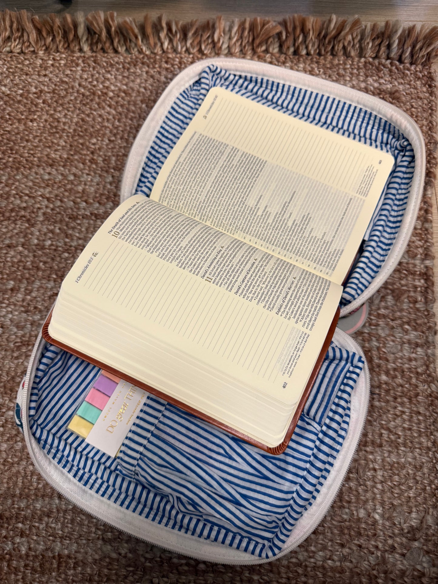 MULTI COLOR PATCH BIBLE COVER