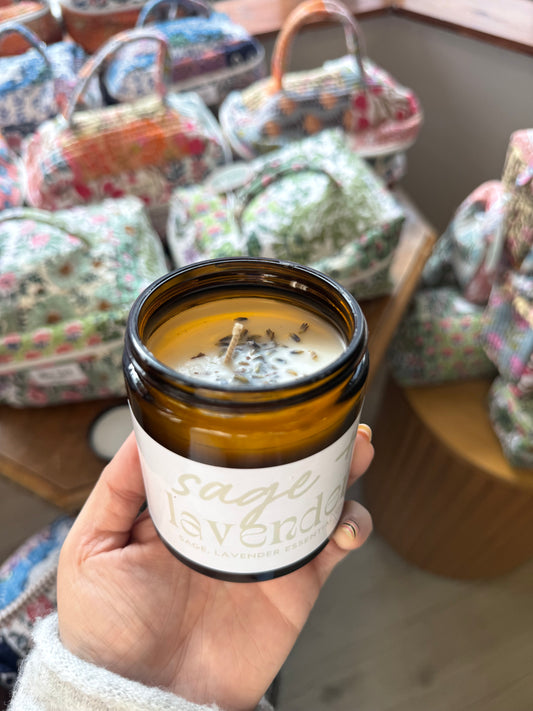 SAGE & LAVENDER SOY CANDLE