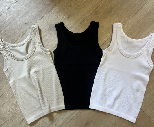 RIBBED TANK TOPS