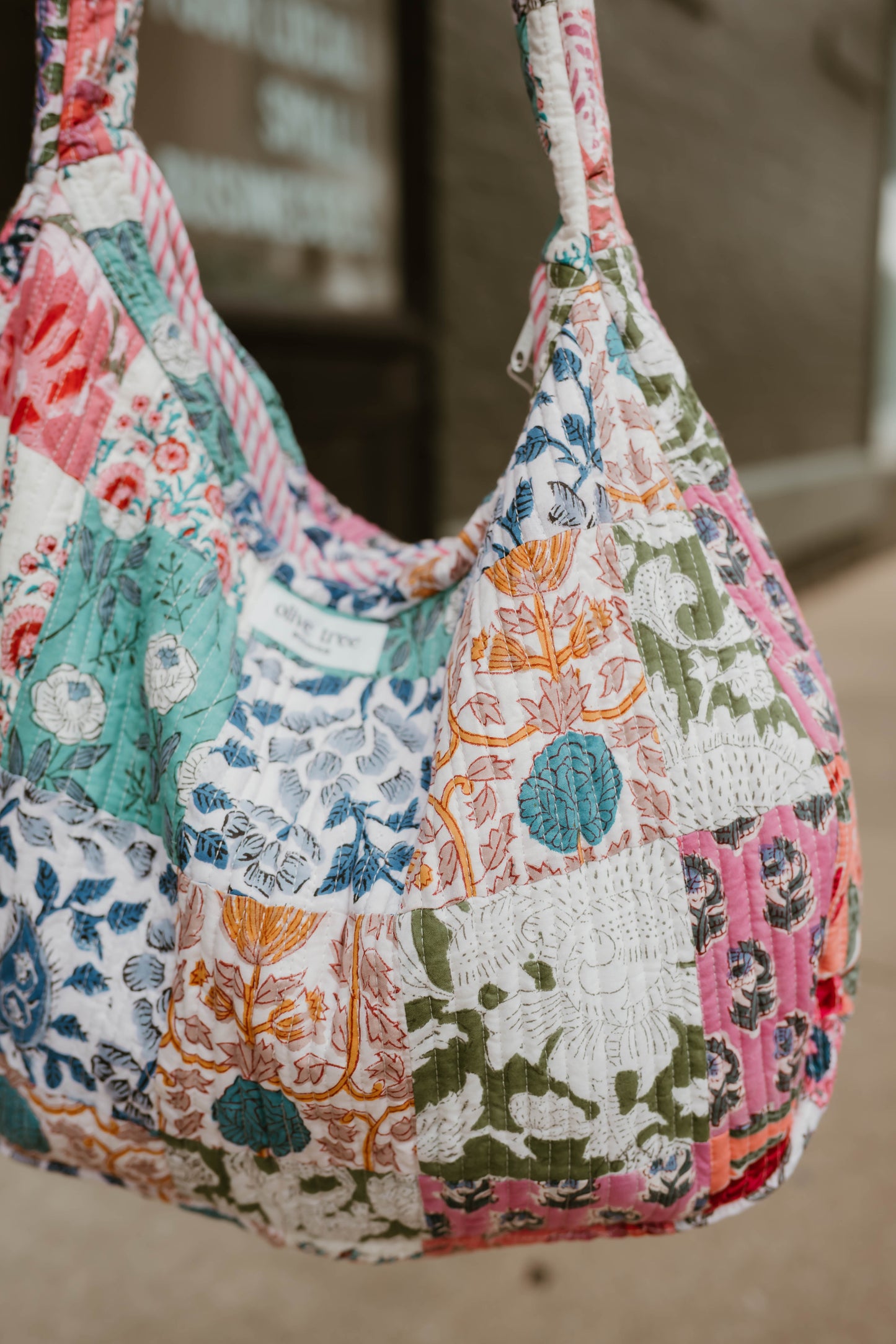 SUNRISE QUILTED PATCHWORK XL CROSSBODY