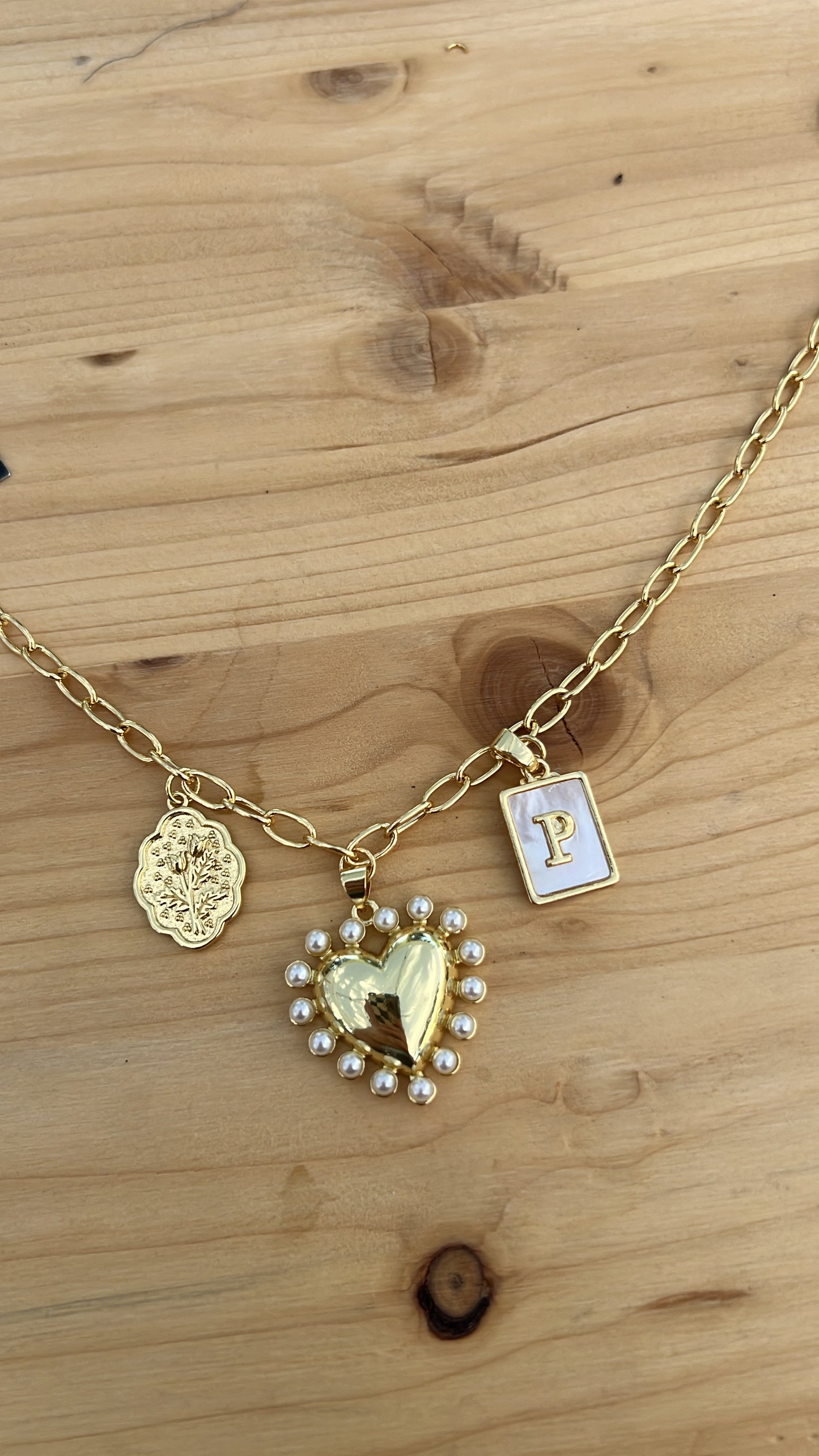 LINKED CHARM NECKLACE - BUILD YOUR OWN