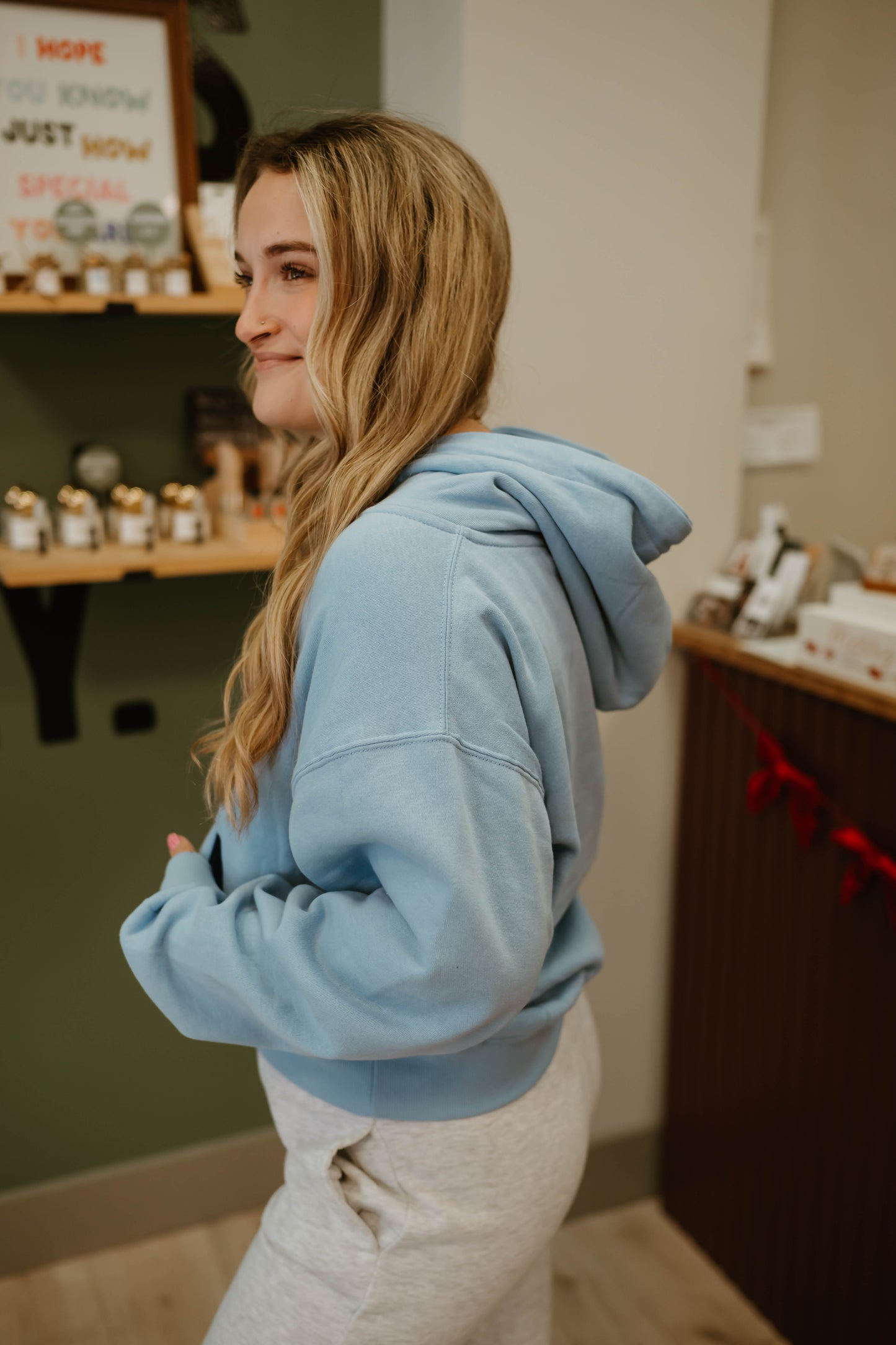 HALF ZIP SCUBA HOODIE