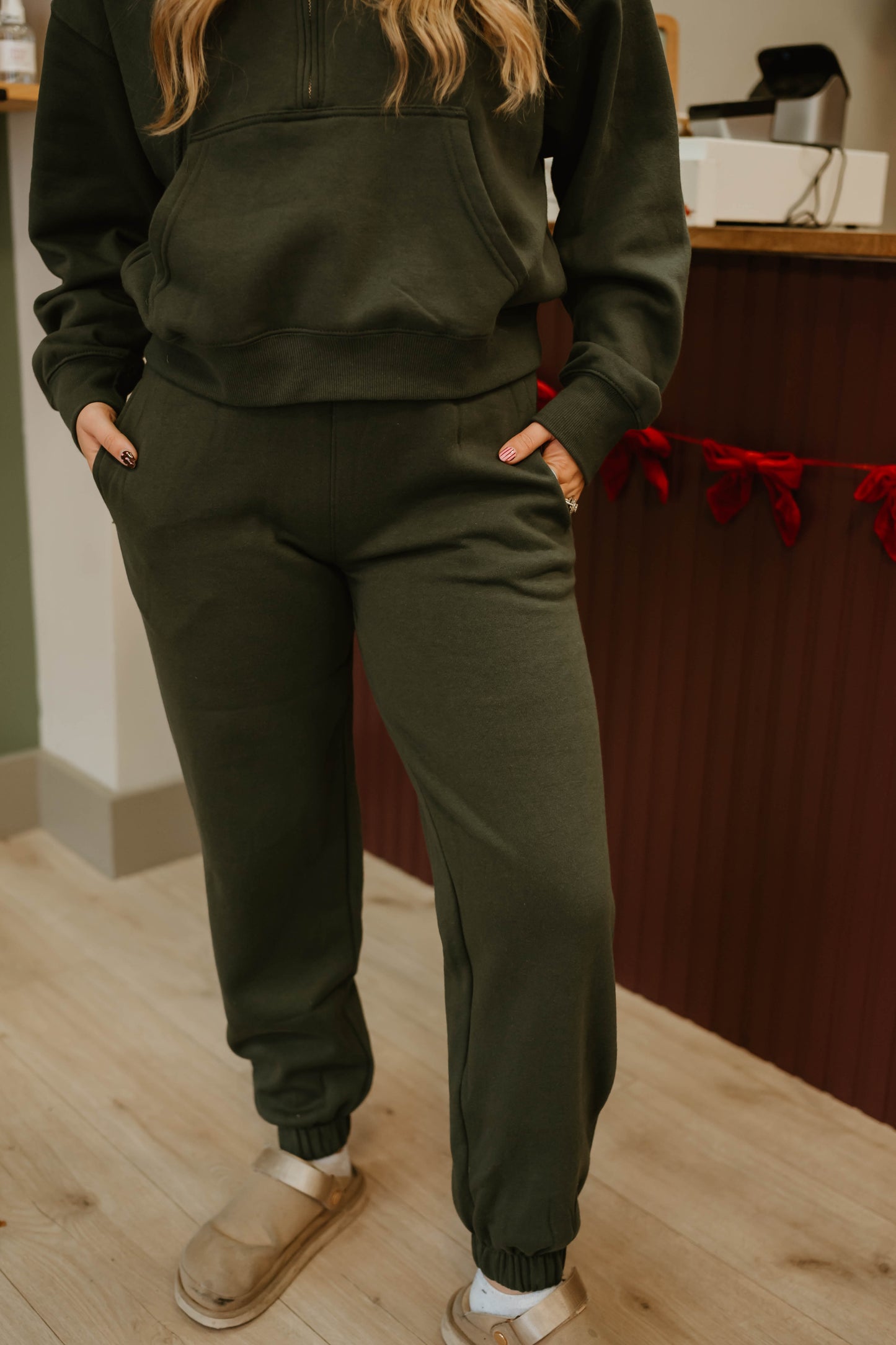 ELASTIC WAIST JOGGERS