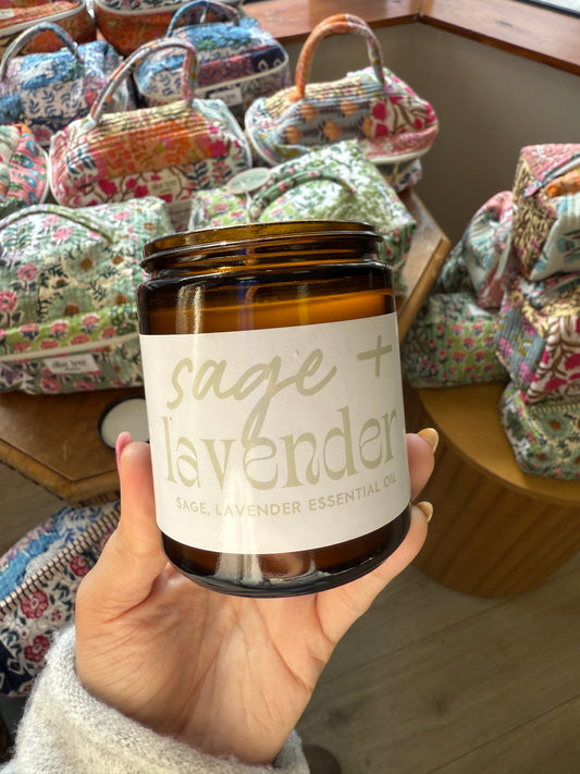 SAGE & LAVENDER SOY CANDLE