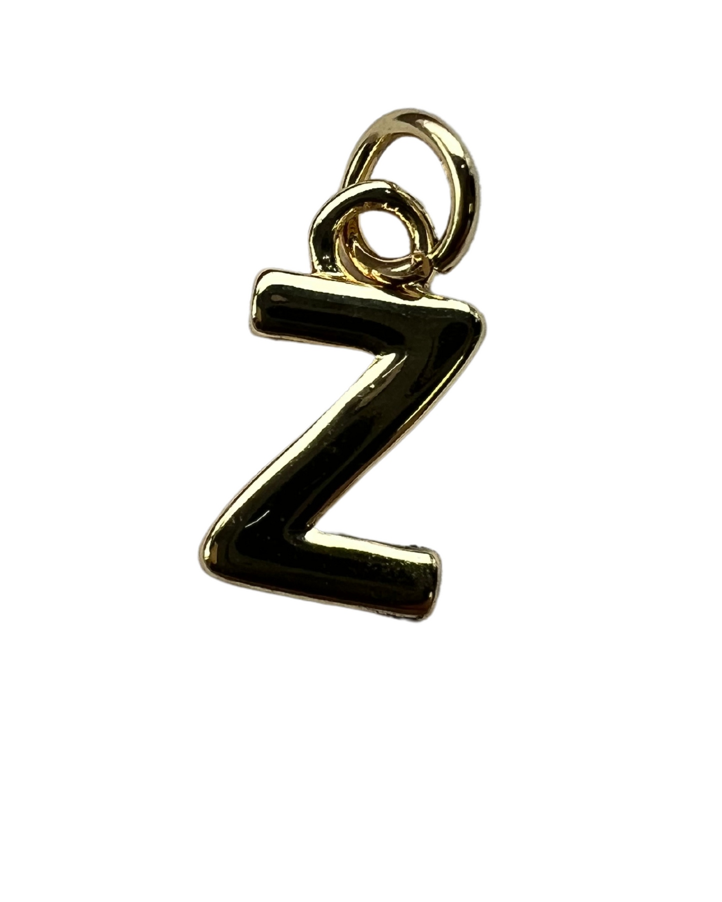 PLAIN GOLD INITIAL CHARM