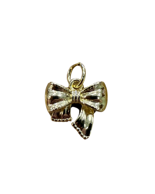 SMALL GOLD BOW CHARM