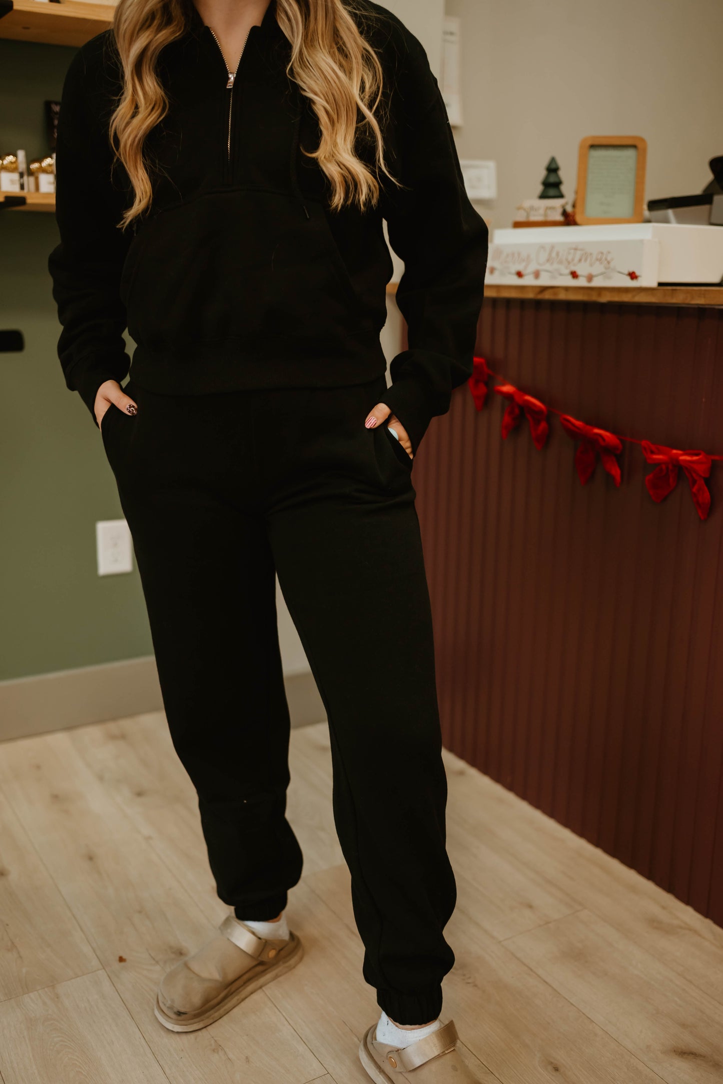 ELASTIC WAIST JOGGERS