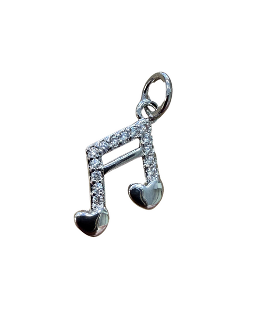 SILVER MUSIC CHARM