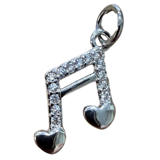 SILVER MUSIC CHARM