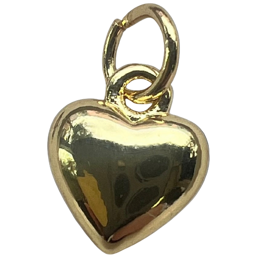 SMALL ROUNDED HEART CHARM