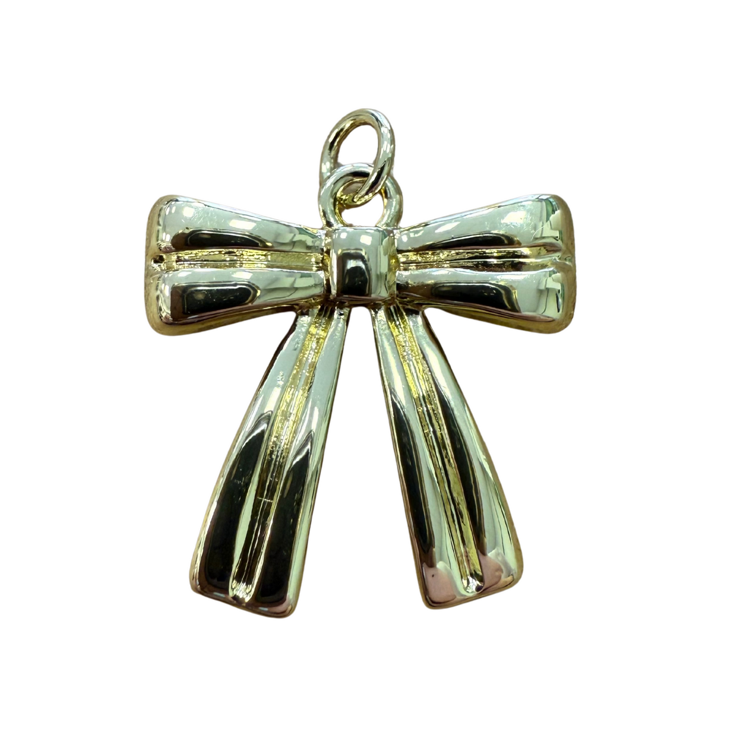 LARGE FLAT BOW CHARM