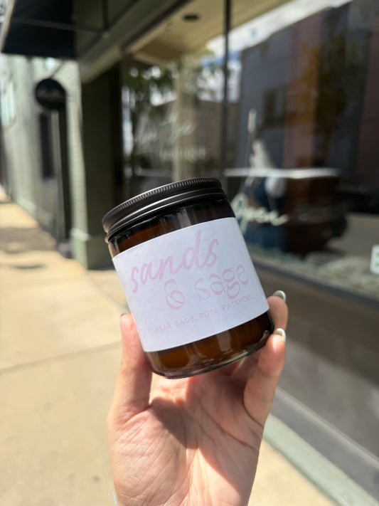 SANDS + SAGE SOY WAX CANDLE | summer collection