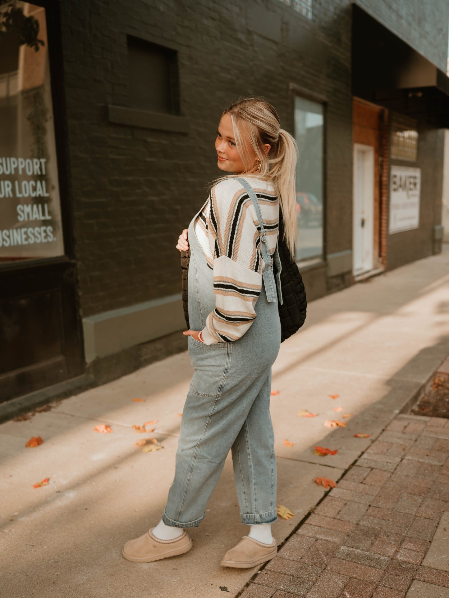 DENIM OVERALL JUMPSUIT