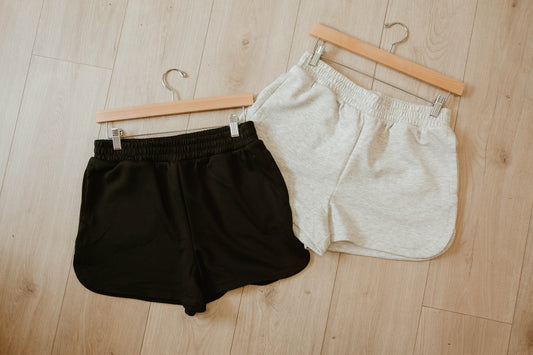 GRAY SOFT SCUBA SHORTS