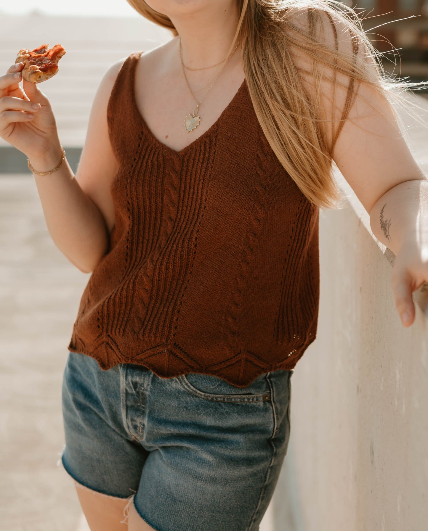 COPPER SWEATER TANK