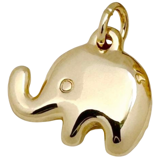 GOLD ELEPHANT CHARM