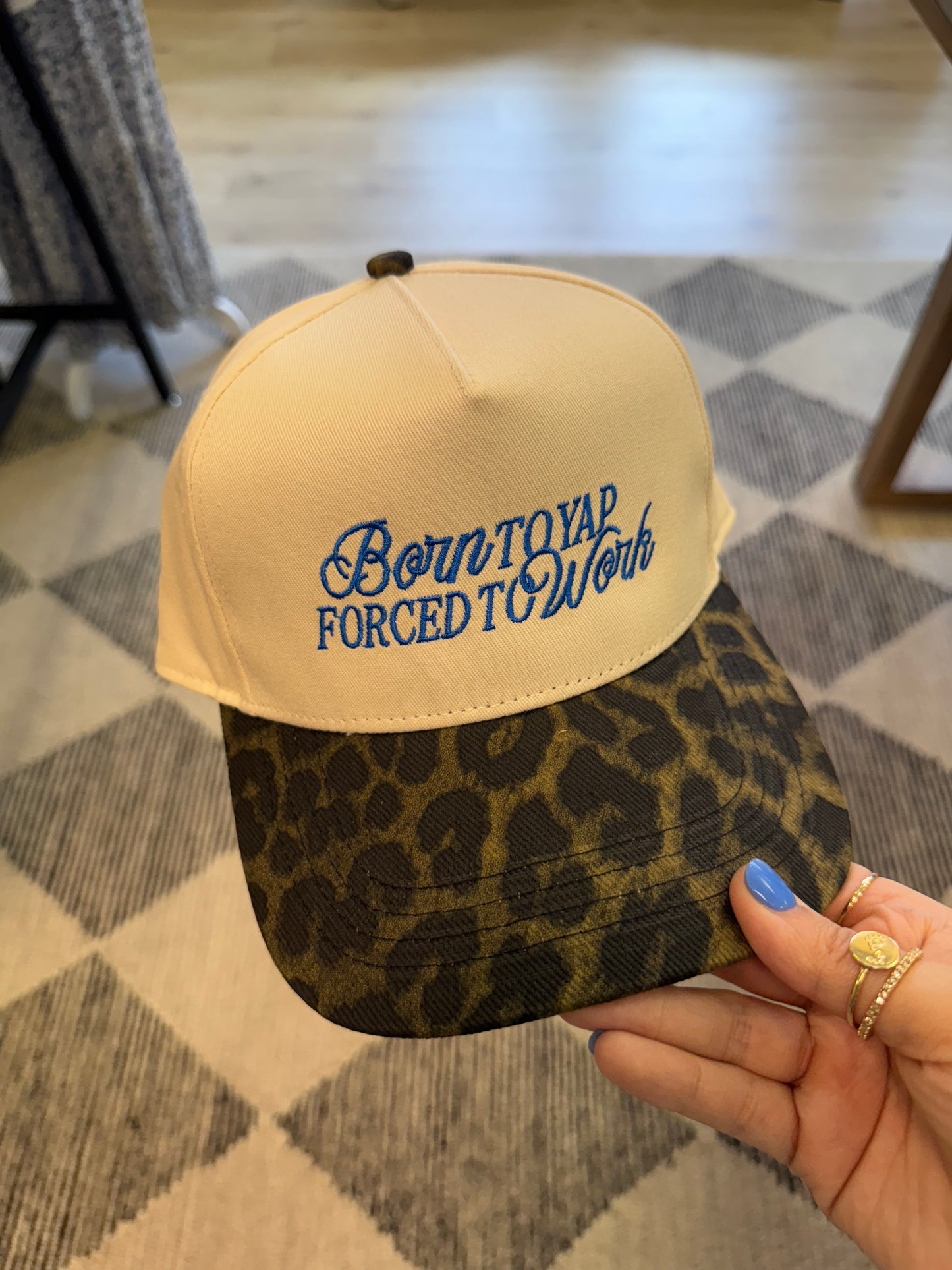 YAP LEOPARD TRUCKER HAT