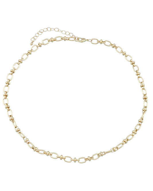 GOLD CHUNKY OVAL LINK CHAIN