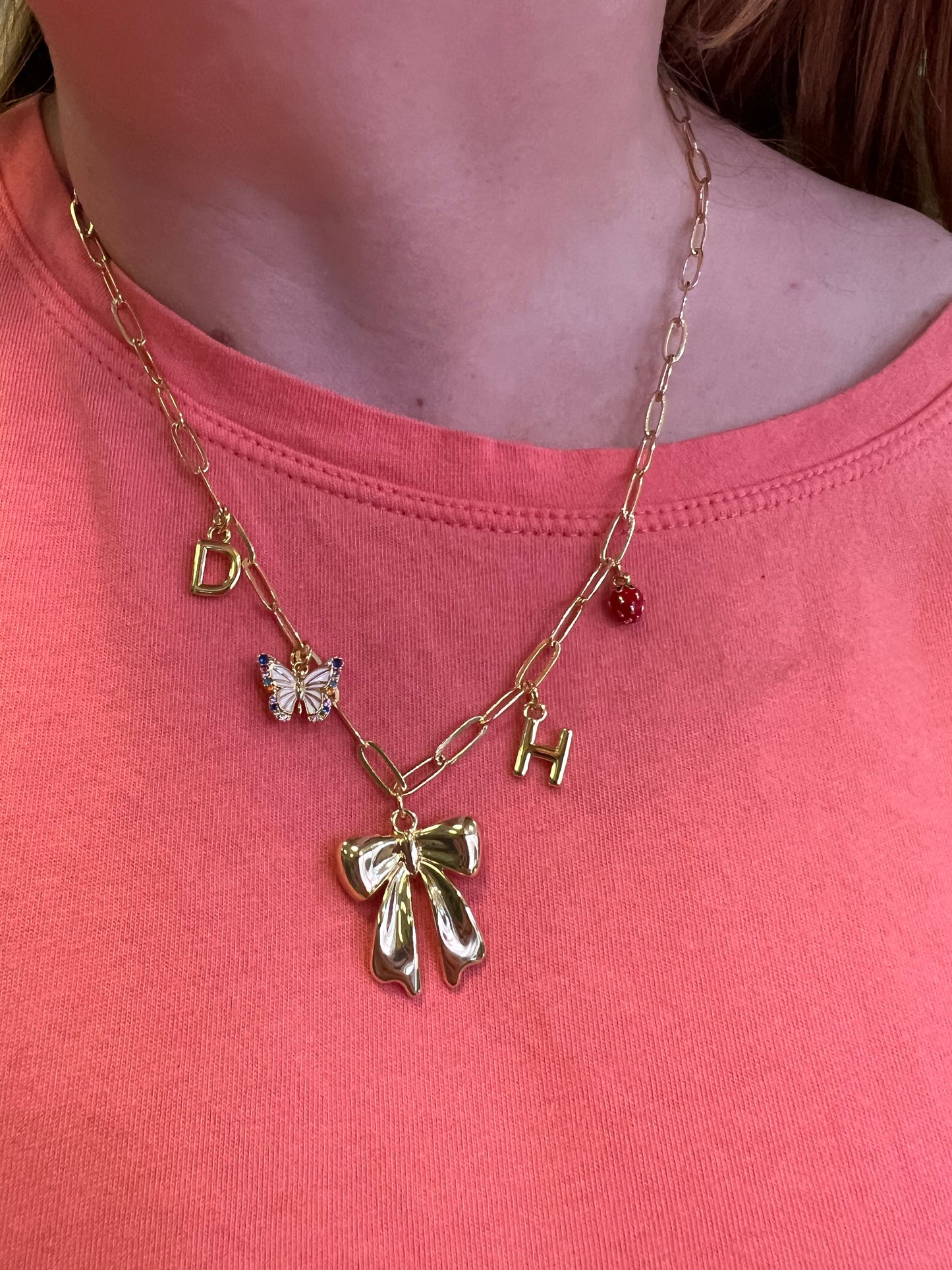 LINKED CHARM NECKLACE - BUILD YOUR OWN