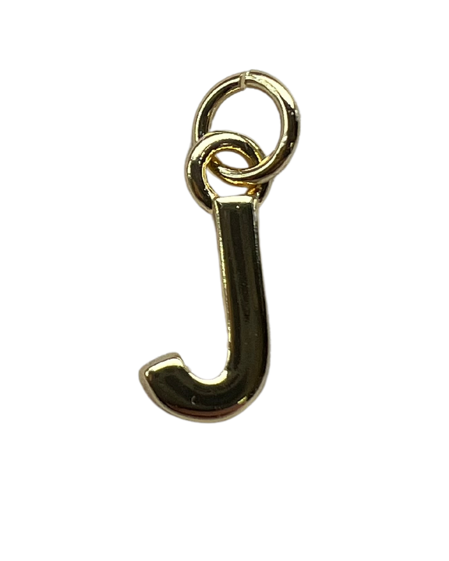 PLAIN GOLD INITIAL CHARM