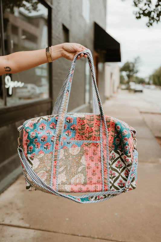 MEADOW PATCHWORK DUFFLE BAG