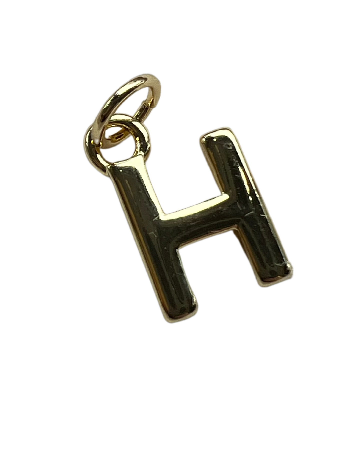 PLAIN GOLD INITIAL CHARM