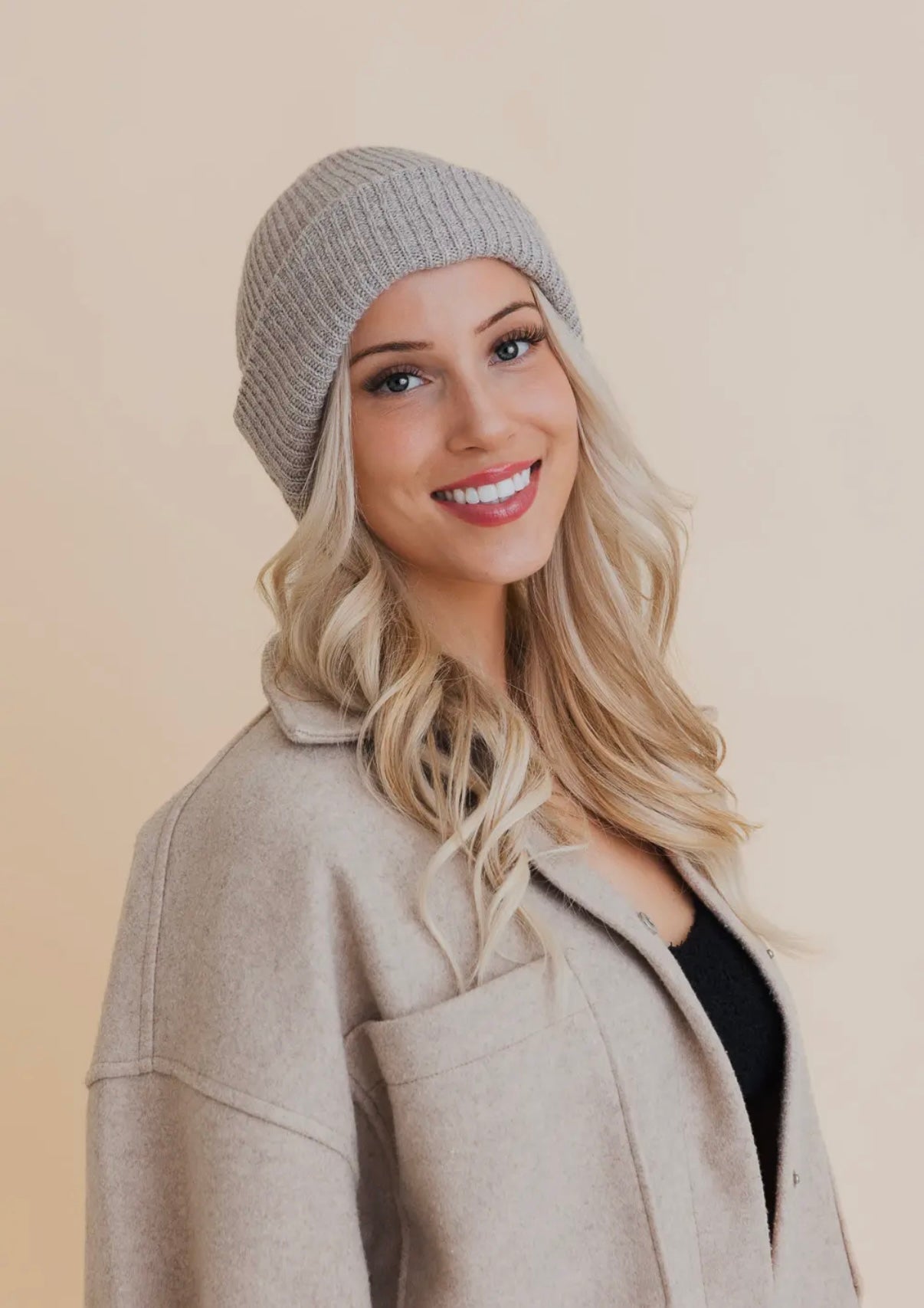 STONE KNIT BEANIE