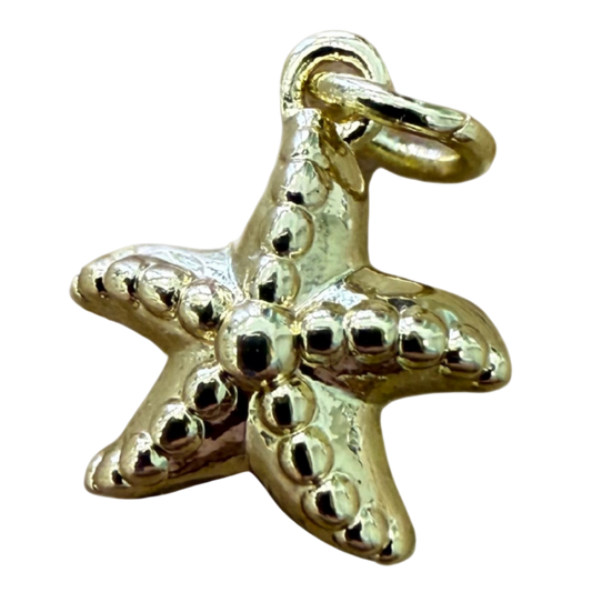 GOLD MINI STARFISH CHARM