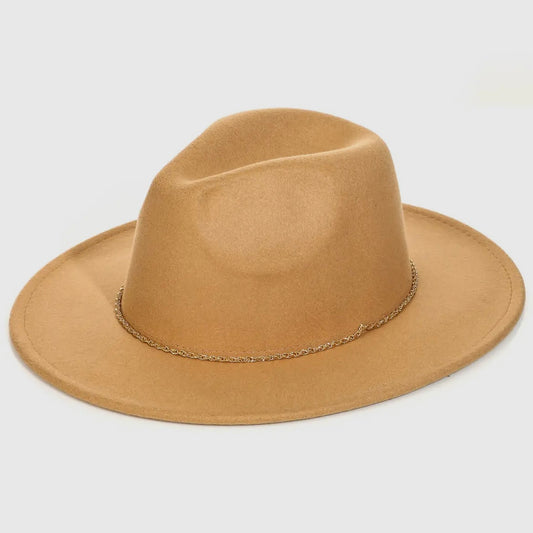 CHAIN FEDORA HAT