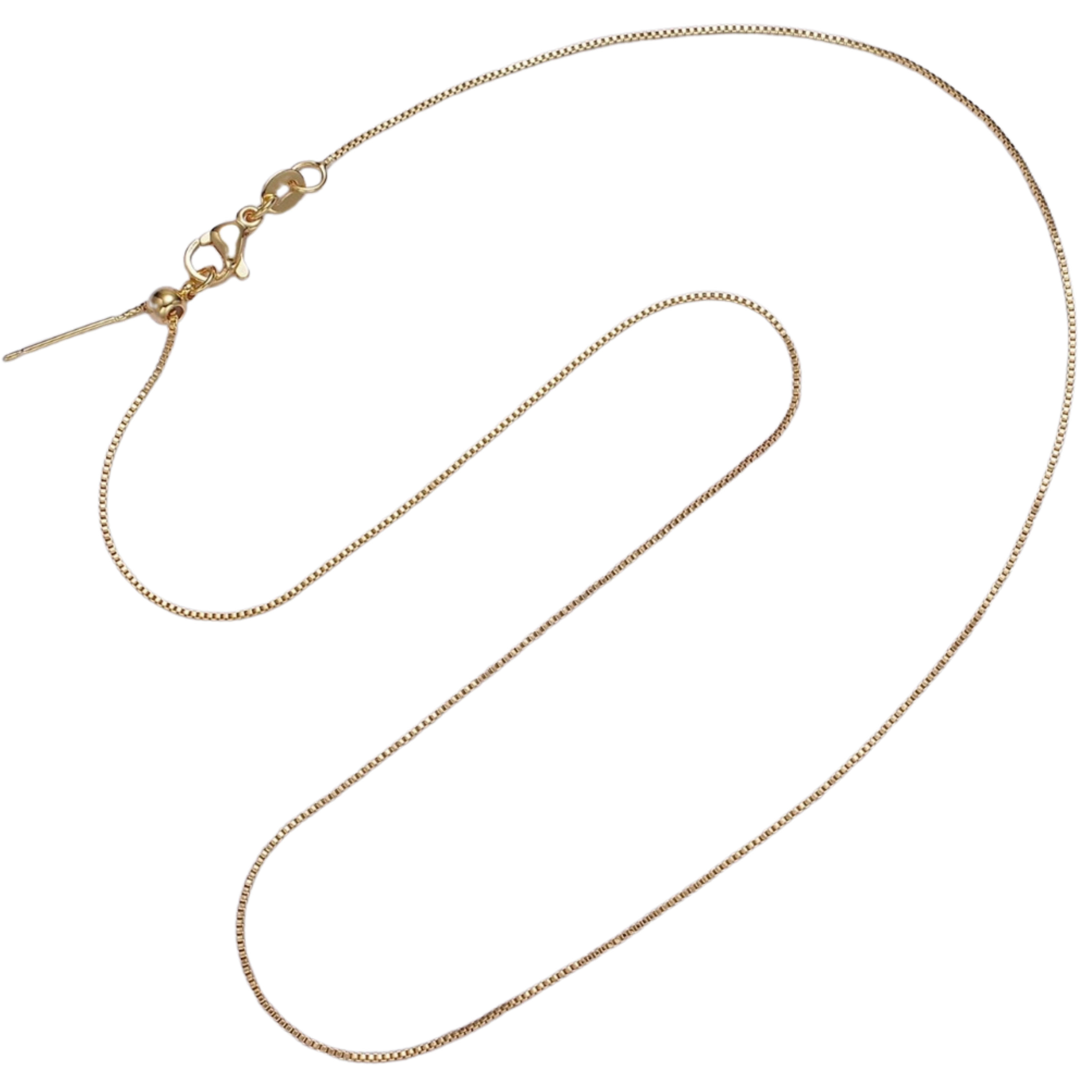 18IN THIN BOX STYLE DANGLE CHAIN + ADJUSTABLE BAR – OLIVE TREE BOUTIQUE