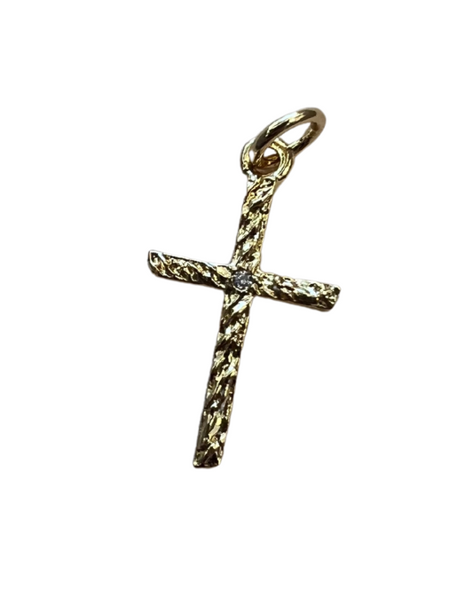 MEDIUM CROSS CHARM