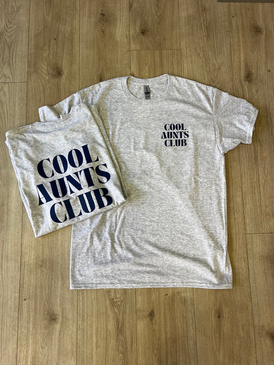 NAVY/GRAY COOL AUNTS TEE