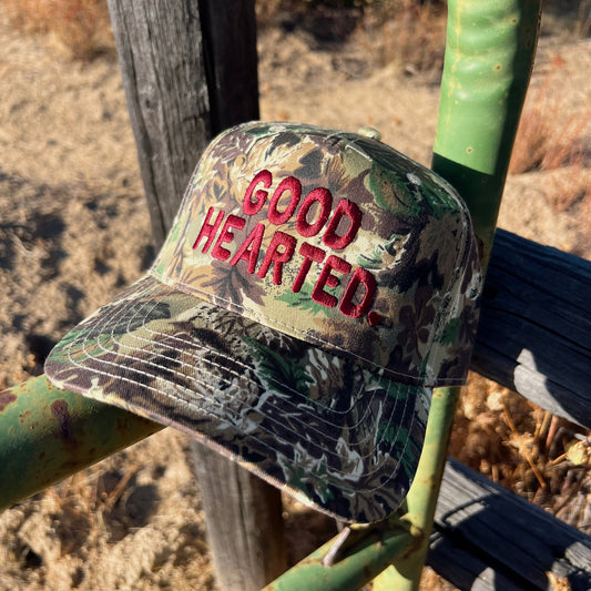 GOOD HEART CAMO HAT
