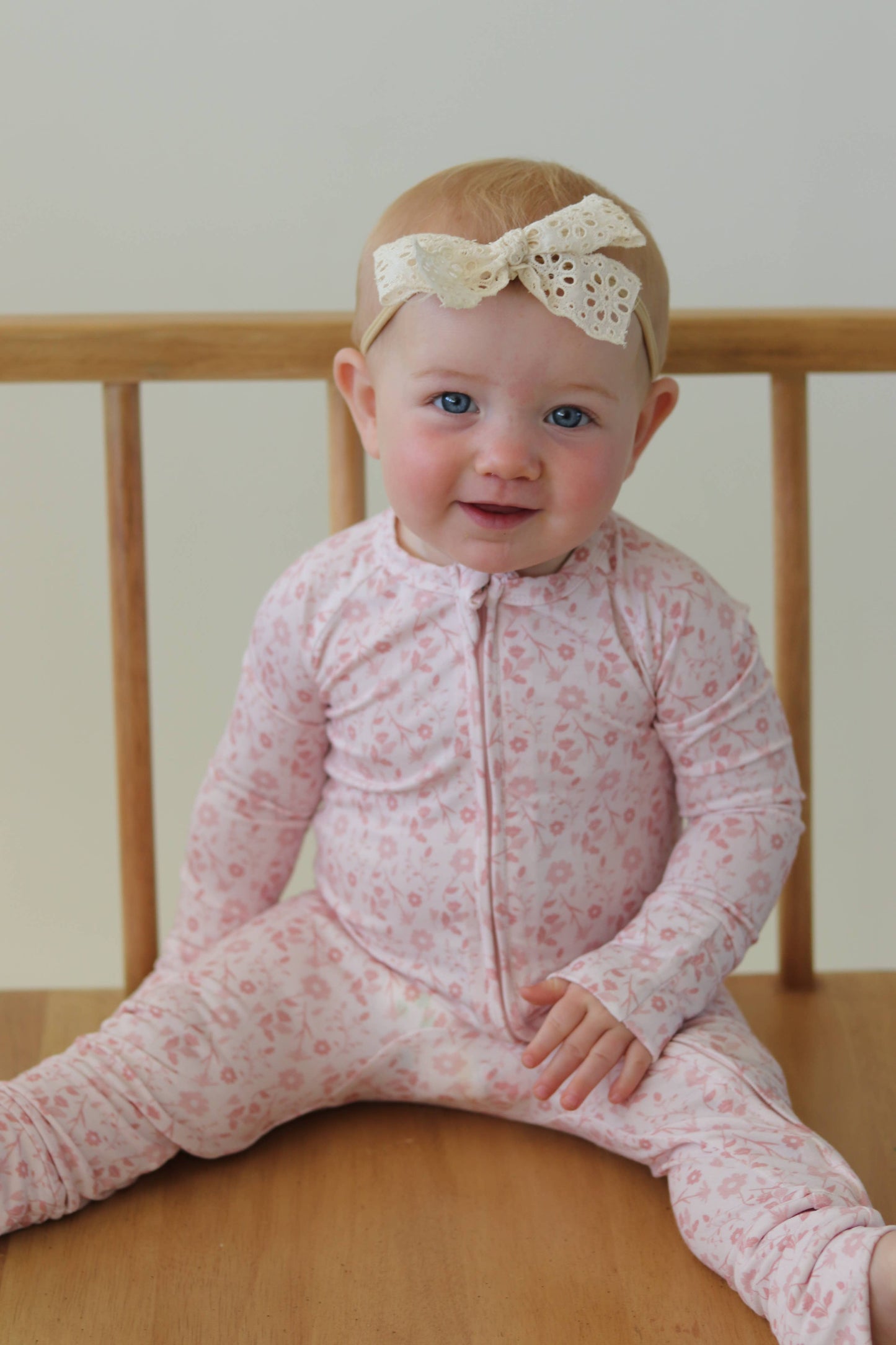 Pink Petal Zip Pajamas