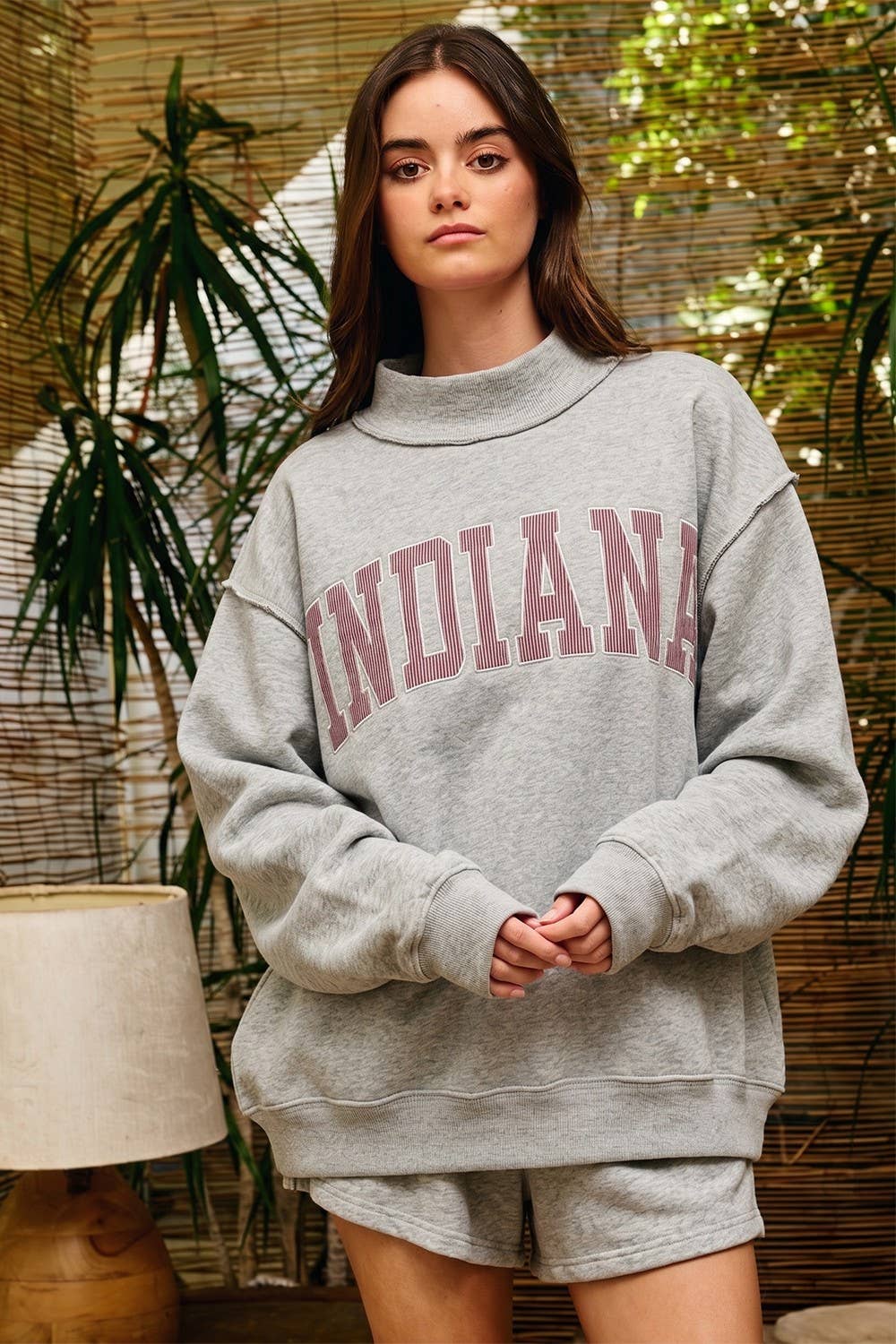 GRAY INDIANA MOCKNECK