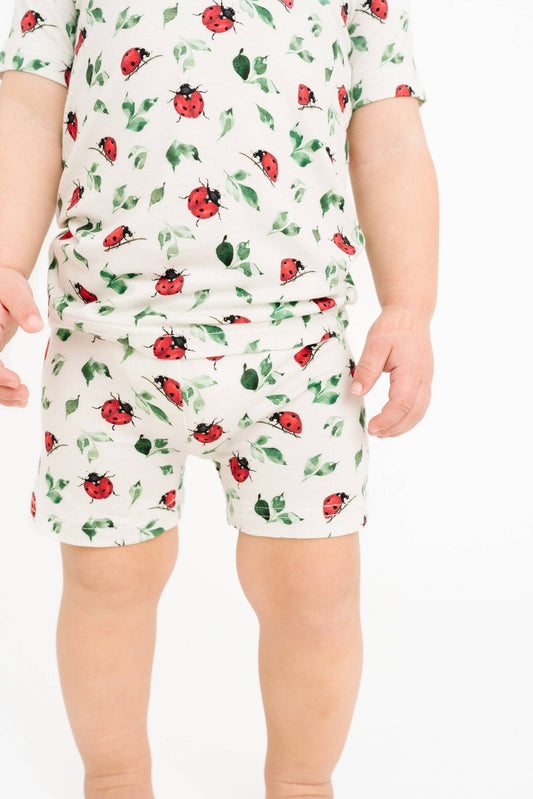 LADYBUG BAMBOO SHORT SET